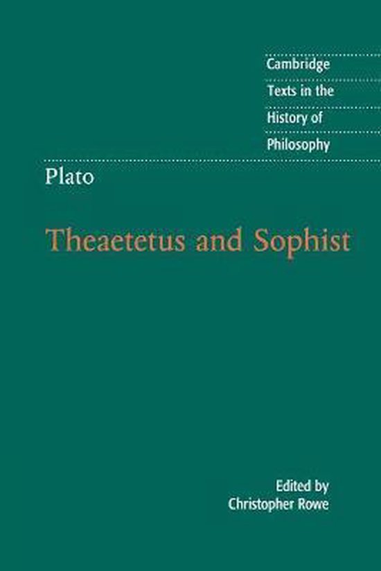 Plato Theaetetus & Sophist