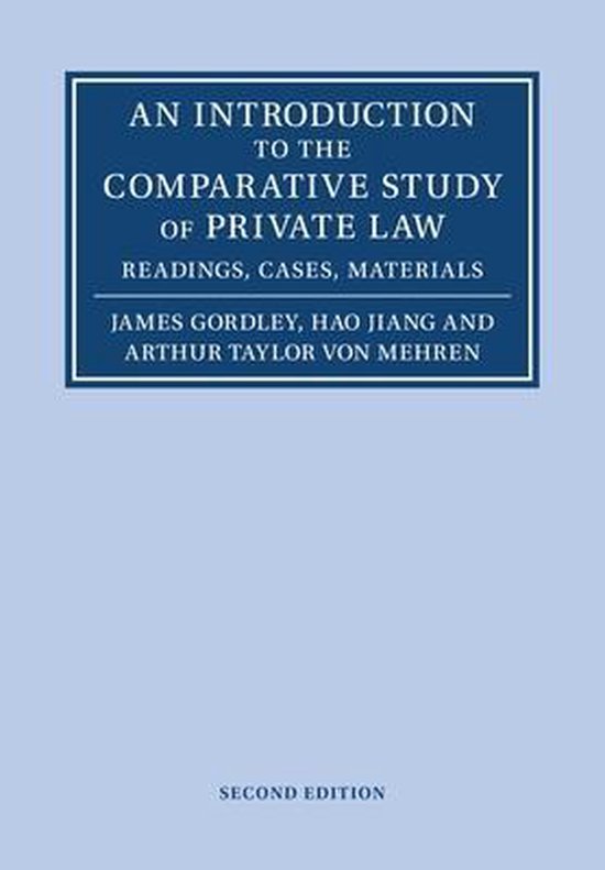 An Introduction to the Comparative Study of Private Law