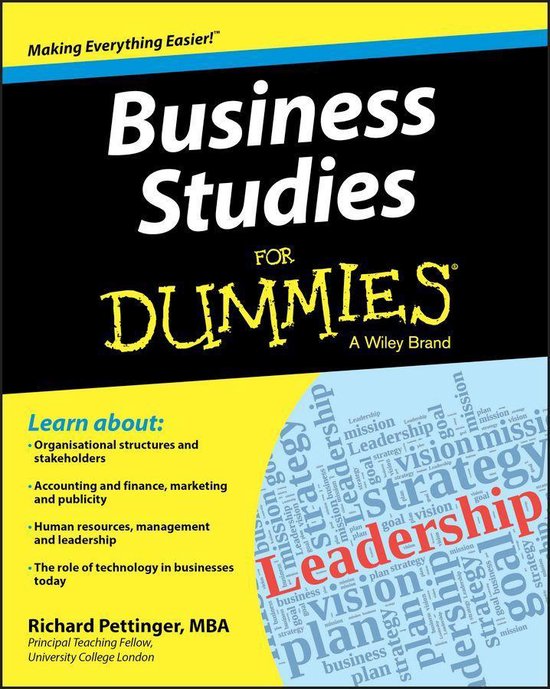 Business Studies For Dummies