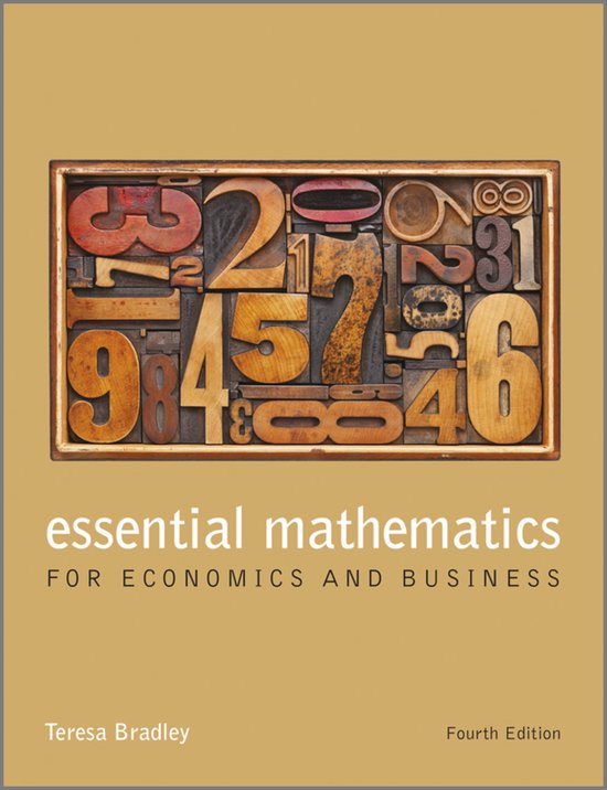 Essential Mathematics For Economics 4e