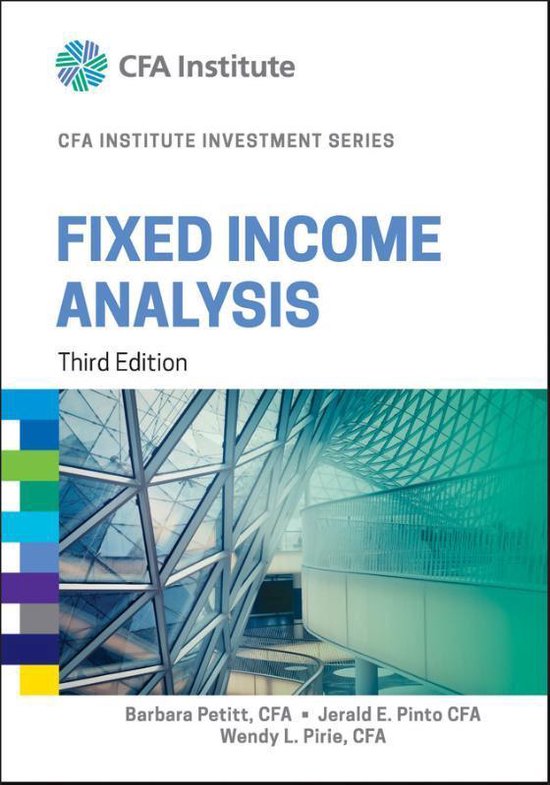 Fixed Income Analysis 3Rd Ed