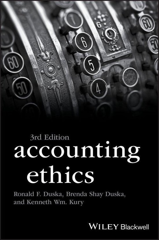 Foundations of Business Ethics - Accounting Ethics