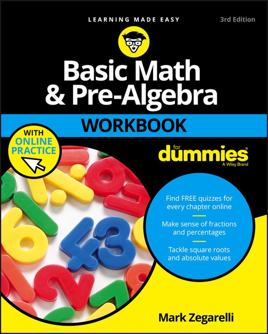 Basic Math and Pre-algebra Workbook for Dummies