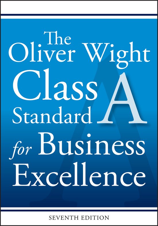 The Oliver Wight Class a Standard for Business Excellence