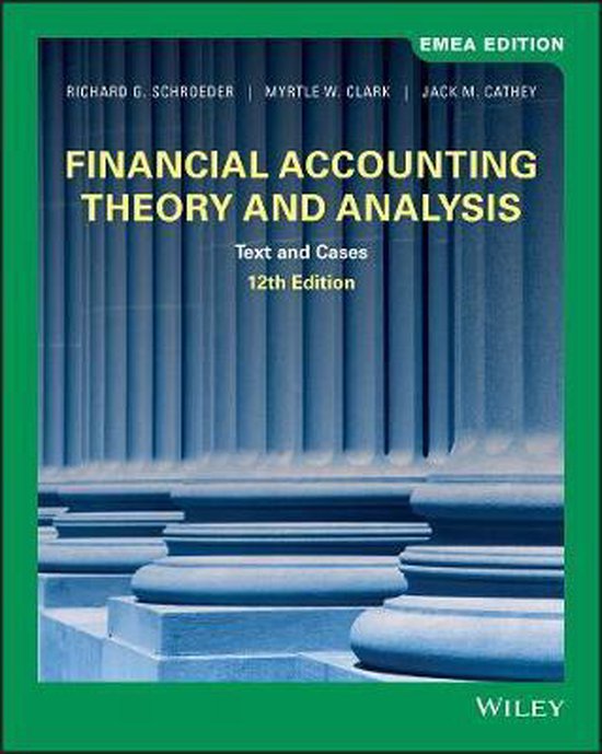 Financial Accounting Theory and Analysis