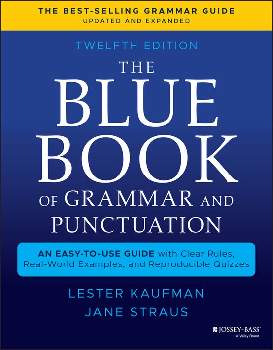 The Blue Book of Grammar and Punctuation