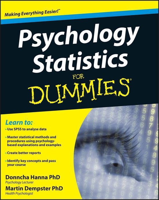 Psychology Statistics For Dummies