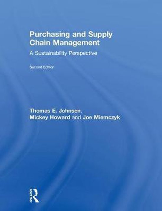 Purchasing and Supply Chain Management