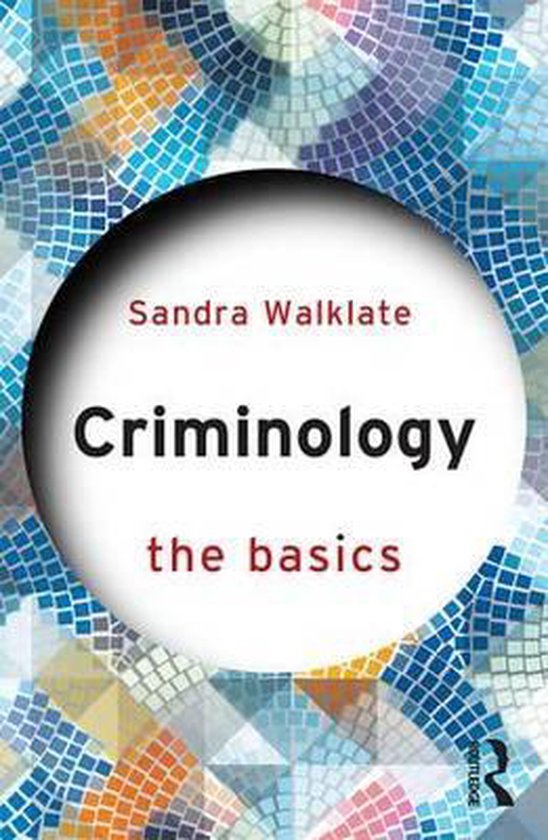 Criminology The Basics