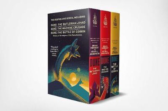 Dune Boxed Set 1 2019 The Butlerian Jihad, the Machine Crusade, the Battle of Corrin