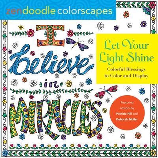 Zendoodle Colorscapes: Let Your Light Shine