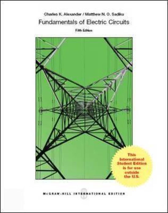 Fundamentals Of Electric Circuits