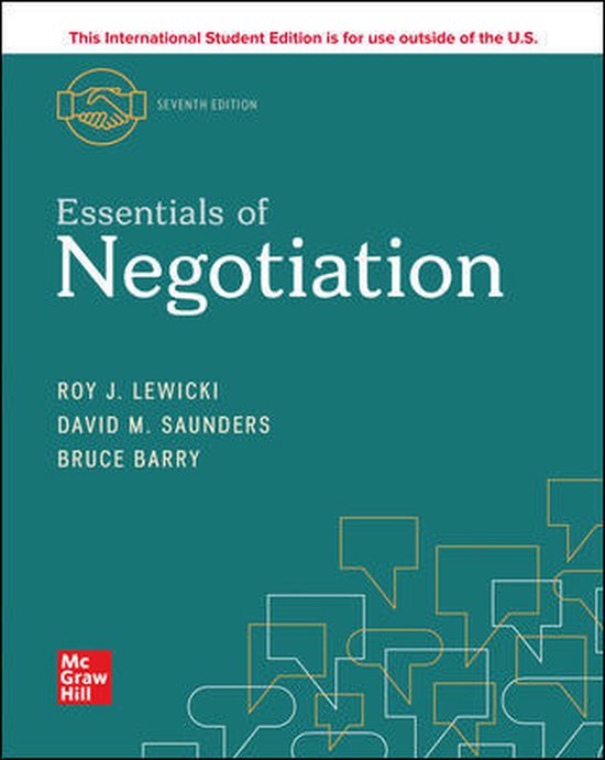 ISE Essentials of Negotiation