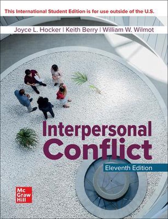 Interpersonal Conflict ISE