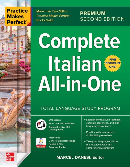 Practice Makes Perfect: Complete Italian All-in-One, Premium Second Edition