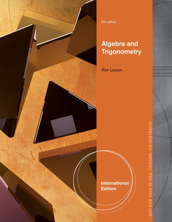 Algebra And Trigonometry