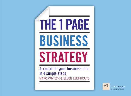 One Page Business Strategy Streamline Yo