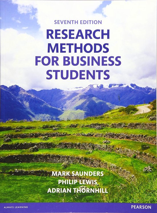 Research Methods For Business Students