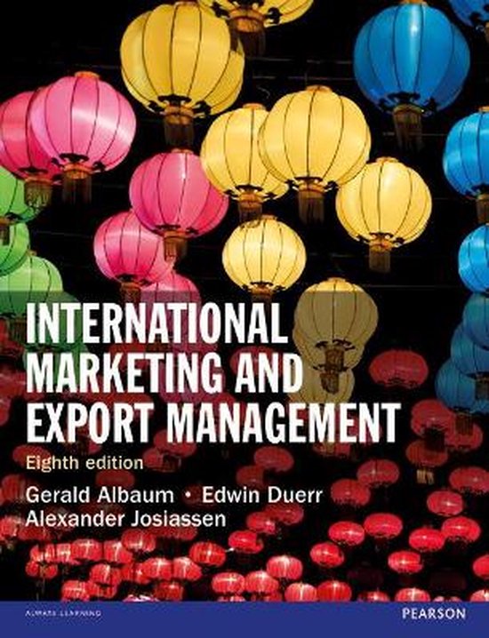 International Marketing & Export Management