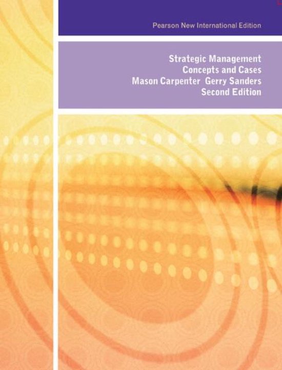 Strategic Mngement Concepts & Cases PNIE