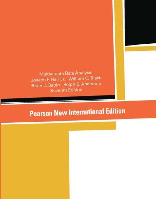 Multivariate Data Analysis: Pearson New International Edition