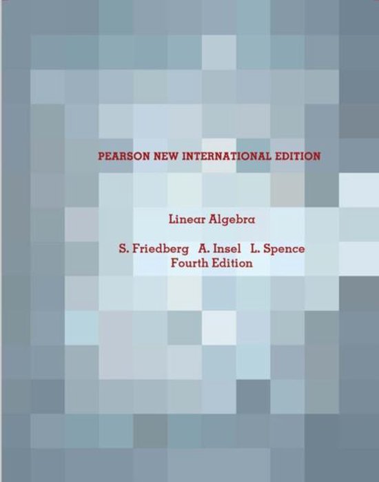 Linear Algebra: Pearson New International Edition