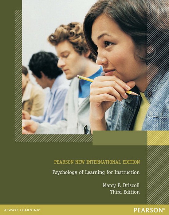 Psychology Of Learning For Instruction