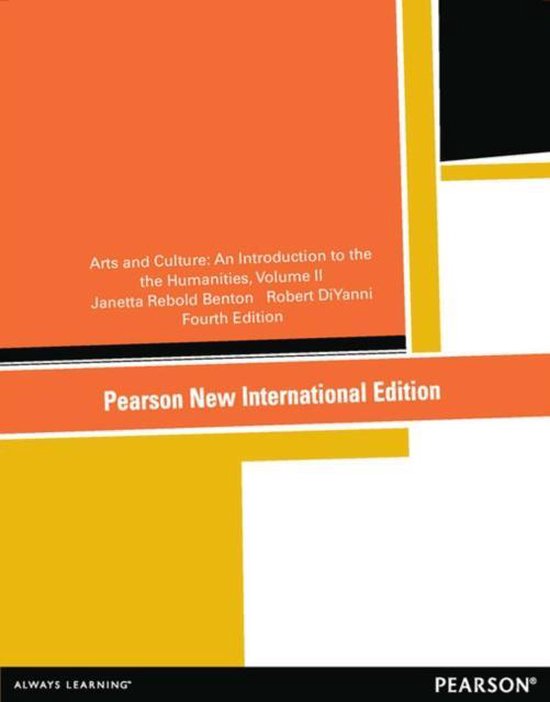 Arts And Culture: Pearson New International Edition