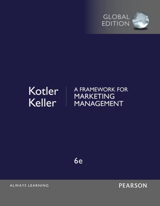 A Framework for Marketing Management, Global Edition