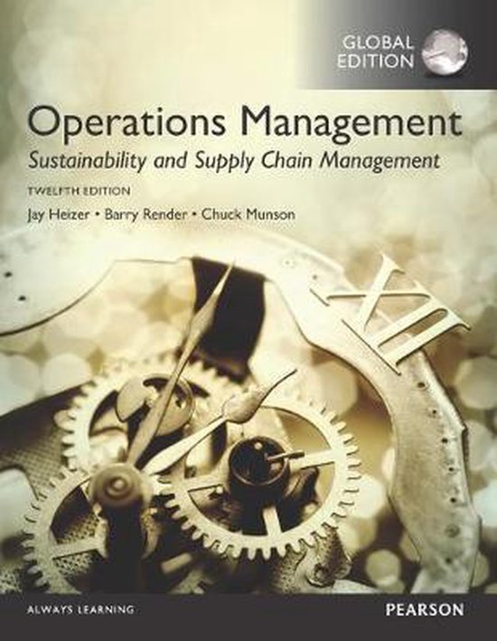 Operations Management Global Edition