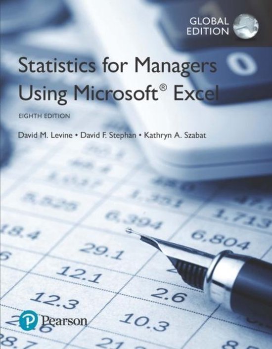 Stats For Mngrs Using Microsoft Excel GE