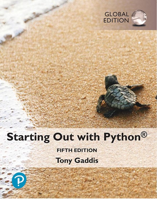 Starting Out with Python, Global Edition