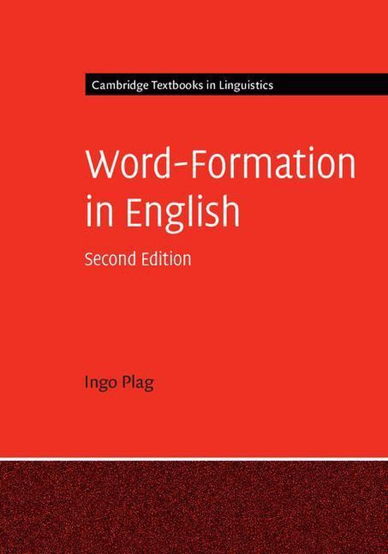 Cambridge Textbooks in Linguistics - Word-Formation in English