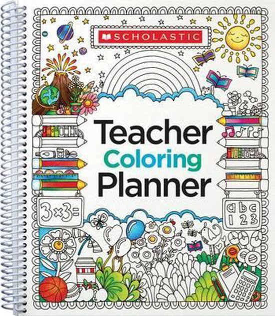 Teacher Coloring Planner