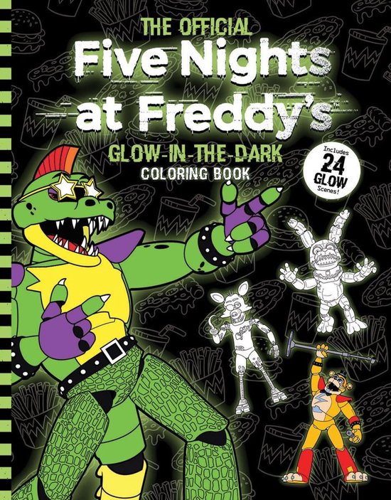 Five Nights at Freddy's- Five Nights at Freddy's Glow in the Dark Coloring Book