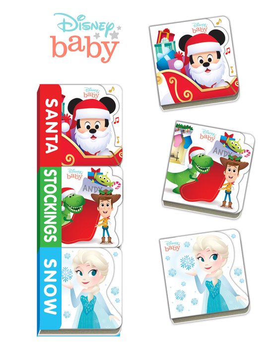 Disney Baby Santa, Stockings, Snow