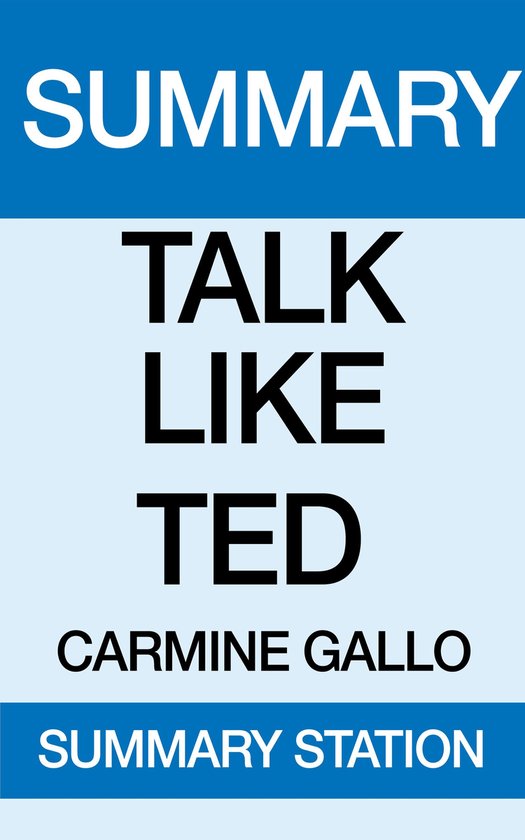 Talk Like TED Summary