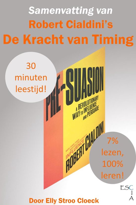 Psychologie collectie - Samenvatting van Robert Cialdini's De Kracht van Timing (Pre-suasion)