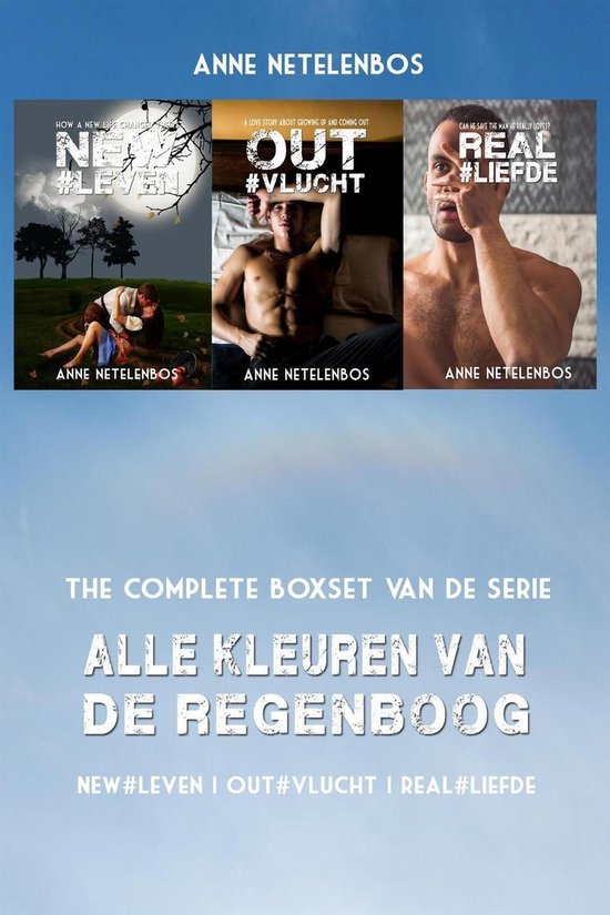 Alle Kleuren van de Regenboog boxset: NEW#leven OUT#vlucht REAL#liefde