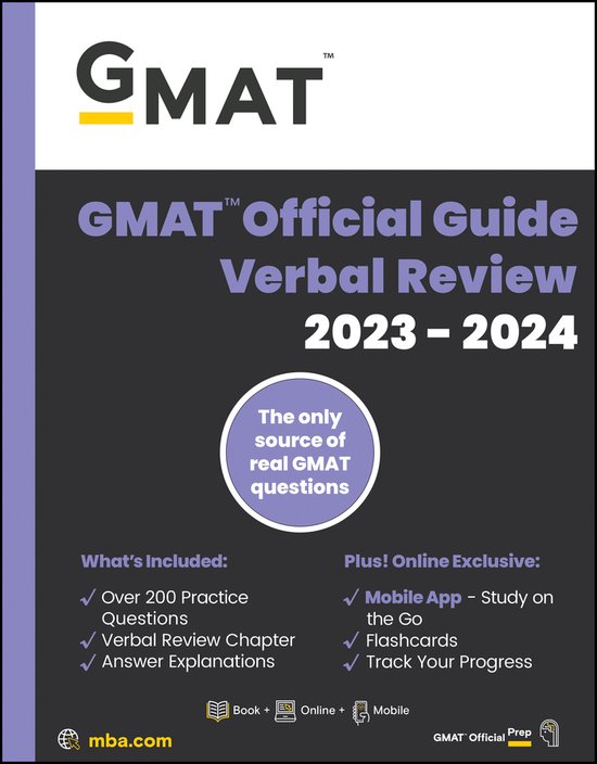 GMAT Official Guide Verbal Review 2023-2024, Focus Edition