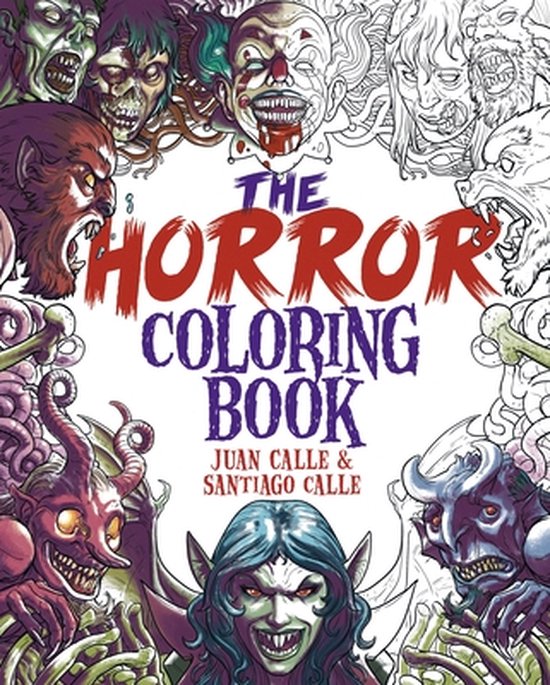 Sirius Creative Coloring-The Horror Coloring Book