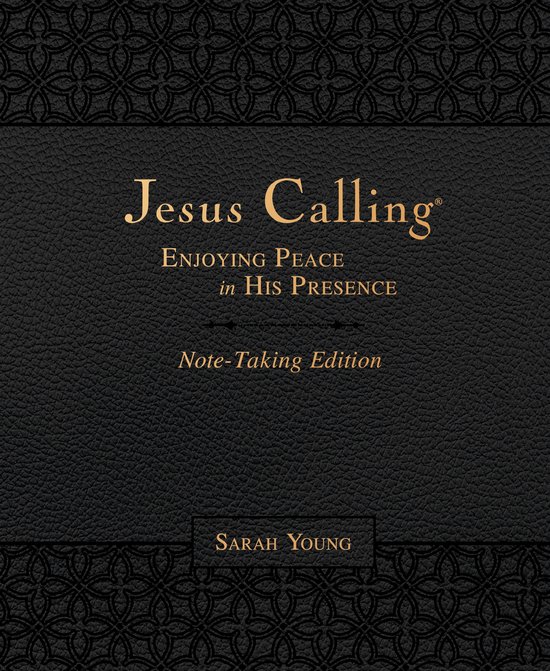 Jesus Calling Note-Taking Edition, Leathersoft, Black, with full Scriptures