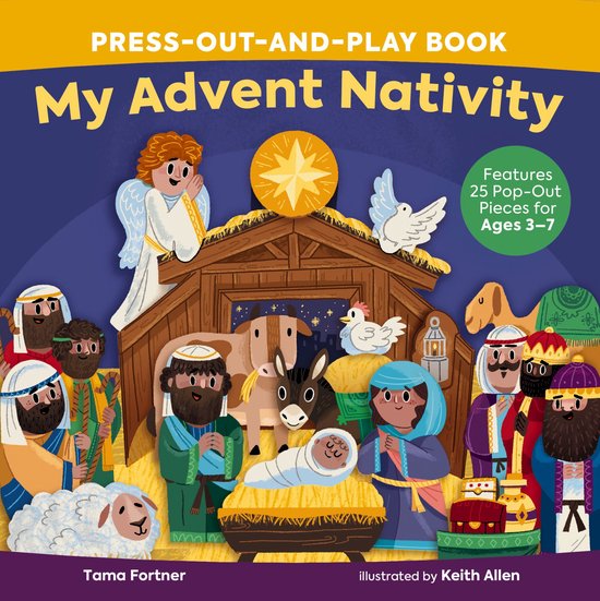 My Advent Nativity Press-Out-and-Play Book