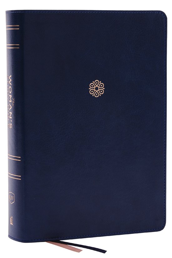 KJV, The Woman's Study Bible, Blue Leathersoft, Red Letter, Full-Color Edition, Comfort Print