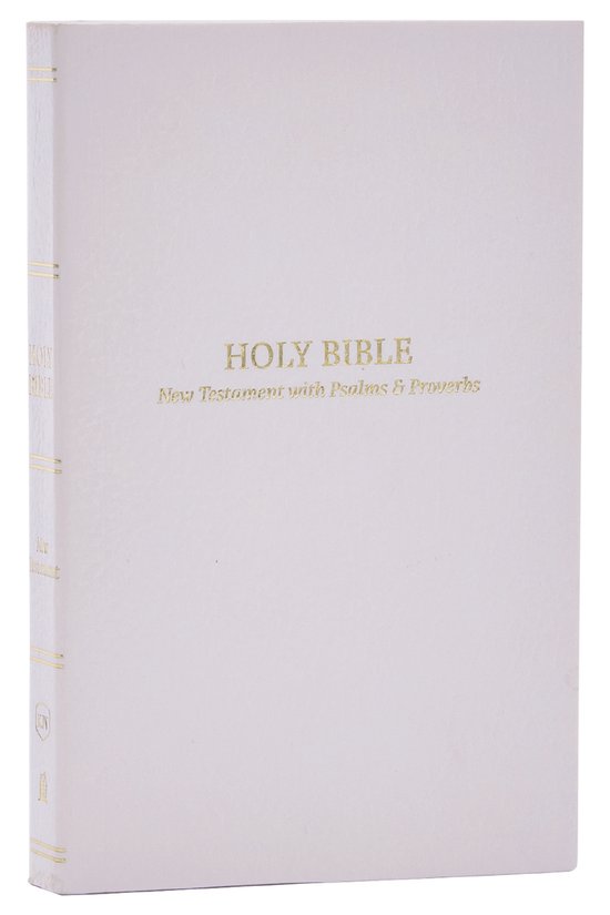 KJV Holy Bible: Pocket New Testament with Psalms and Proverbs, White Softcover, Red Letter, Comfort Print: King James Version