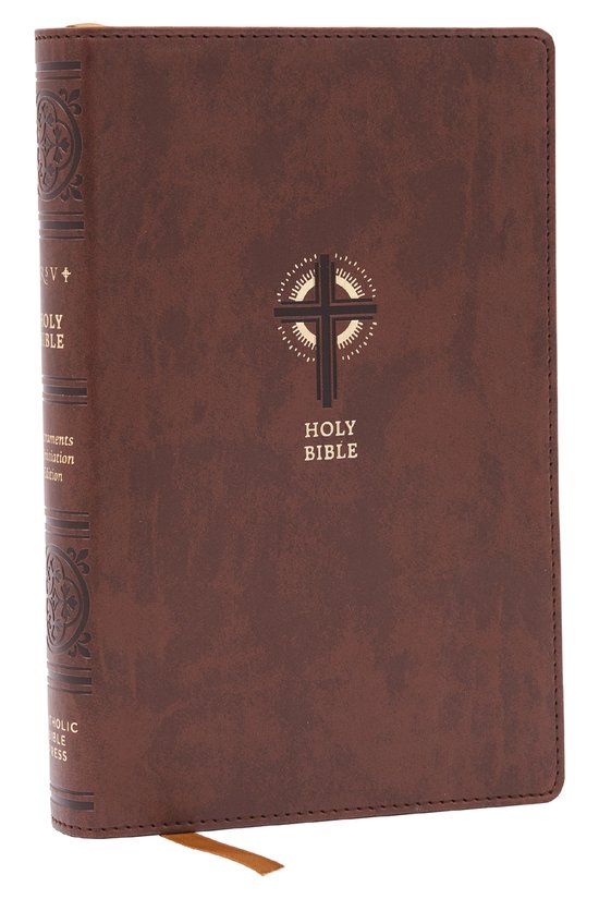 NRSVCE Sacraments of Initiation Catholic Bible, Brown Leathersoft, Comfort Print