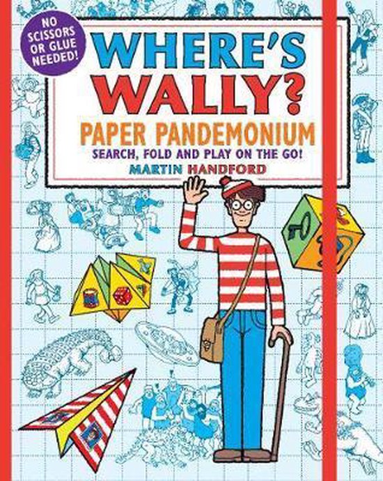 Where's Wally Paper Pandemonium Search, fold and play on the go