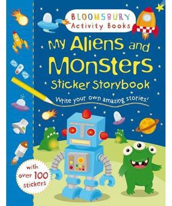 My Aliens And Monsters Sticker Storybook