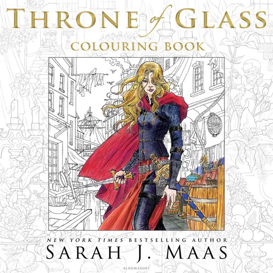 Throne Of Glass Colouring Book