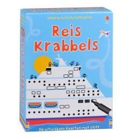 Usborne Activiteiten Kaarten - Reis krabbels